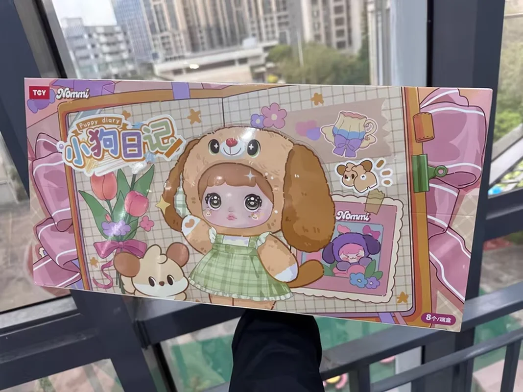 

Nommi V5 Puppy Diary Posable Figure — плюшевая кукла в слепой коробке | Брелок Kawaii Canine | Модная коллекционная игрушка для фанатов