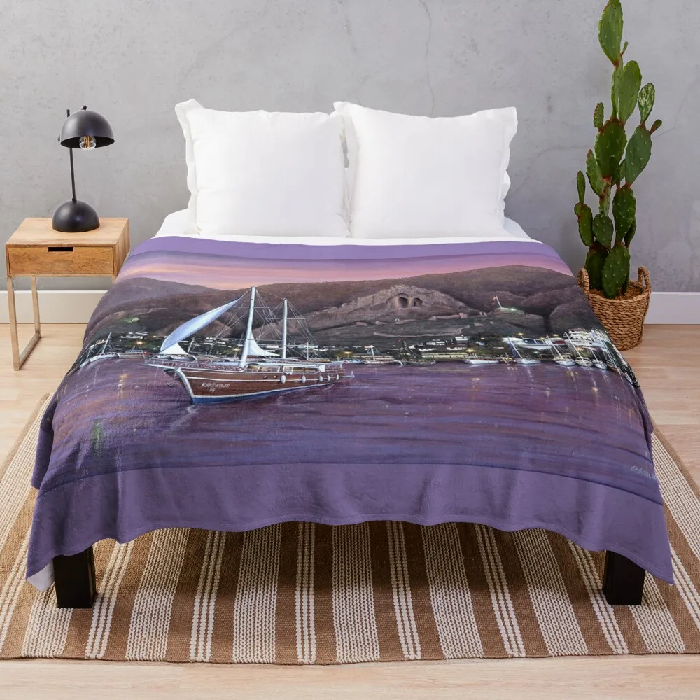 

Sails at Sundown Throw Blanket Fluffy Blankets Large Thin Blankets blankets for winter Extra Large Throw Blanket