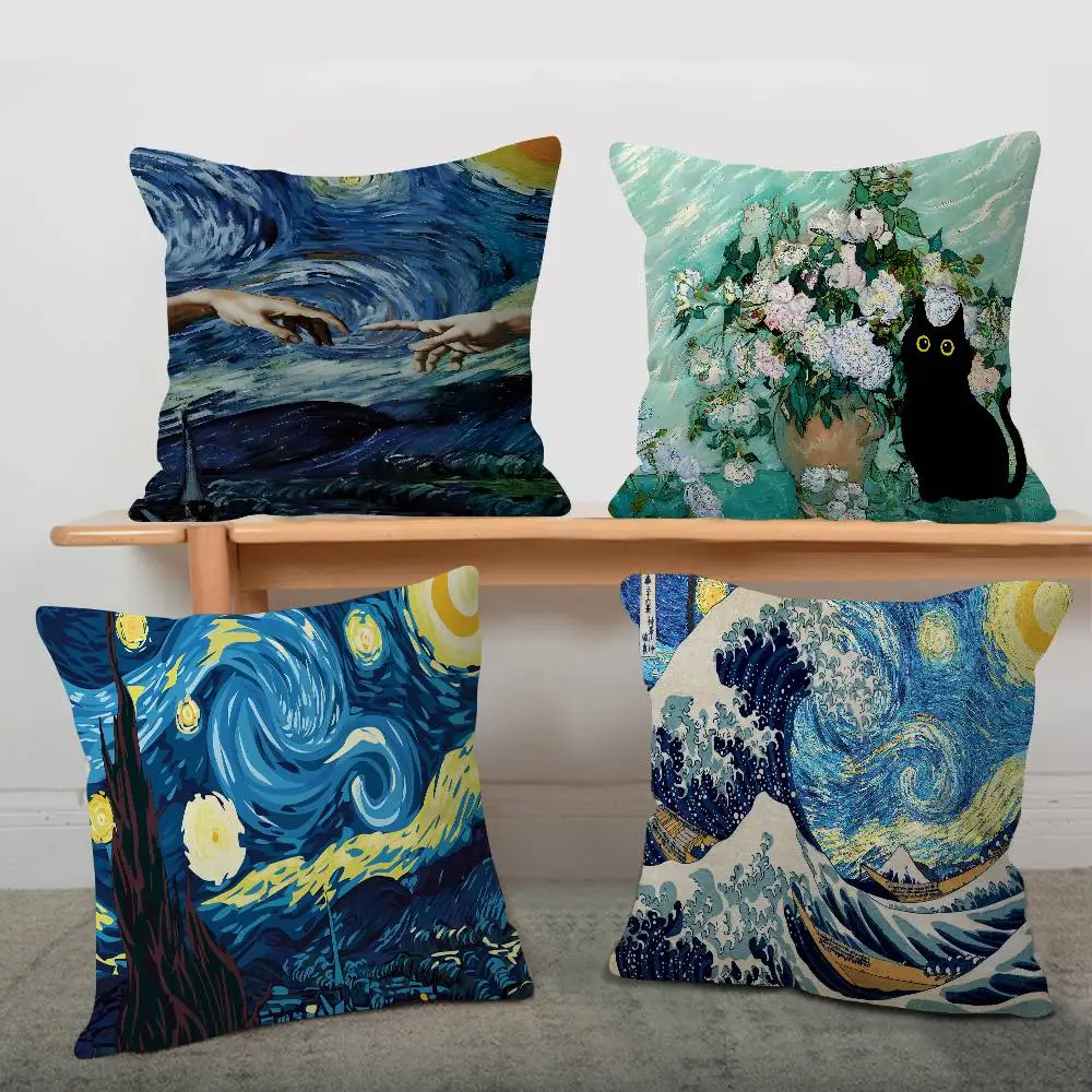 Винтажная-художественная-картина-маслом-Ван-Гога-наволочка-дизайнерская-наволочка-декор-праздничные-украшения