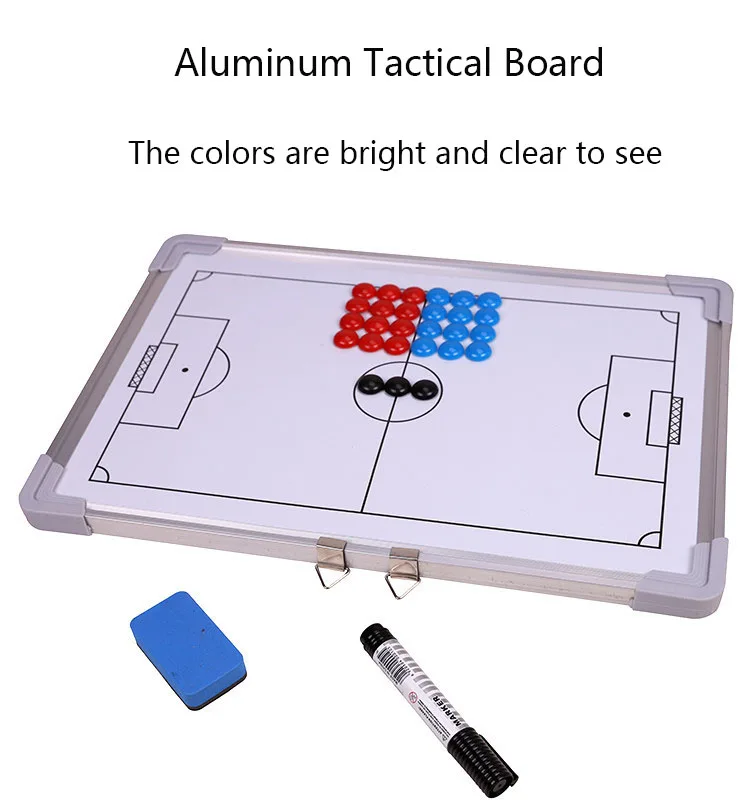 Soccer Tactical Magnetic Plate Coach Football Strategy Board Wall-mounted Game Training Sand Table Teaching Board Accessories