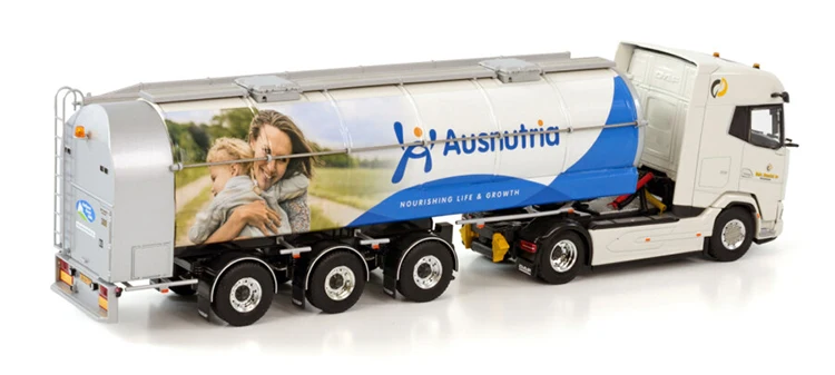 Alloy Model WSI 1:50 Scale DAF XG 4X2 Axle Tractor,Transport Container Tank Truck Diecast Toy Model,GEBR. DUNNINK 01-3647