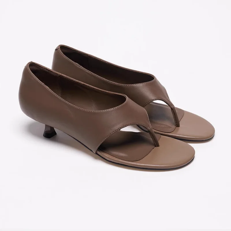 

Designer Clip Toe Women Heel High Sandals Sexy Open toe Shoes Woman Designer Fashion Slippers Brand Cozy Casual Sandals De Mujer