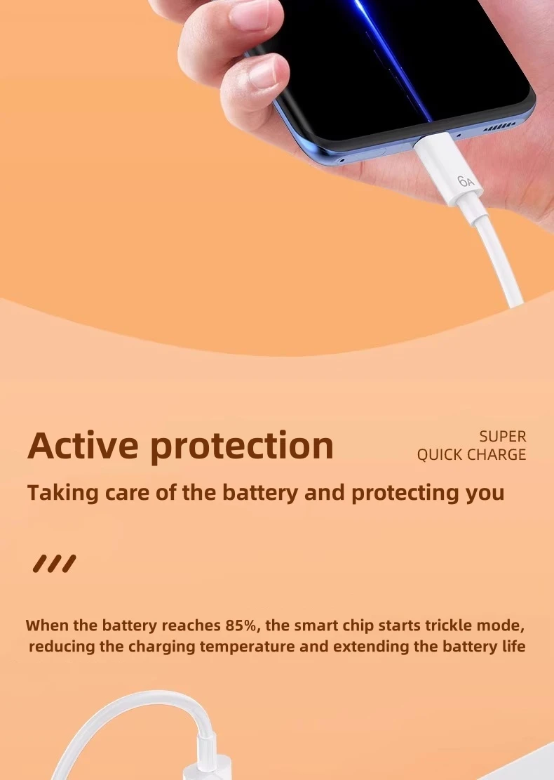 For Xiaomi 67W USB Super Fast Charger Power Adapter Mi 12 11 6A Type C Cable POCO X5 X4 Pro Note 9 10 11 Charging