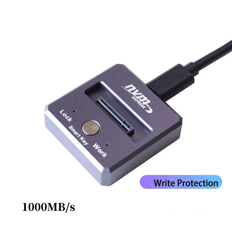 10Gbps M2 SATA NVMe to USB 3.1 Docking SSD Adapter M.2 Case JMS583/9210B Chip for 2230 2242 2280 22110 M2 SSD Enclosure Base