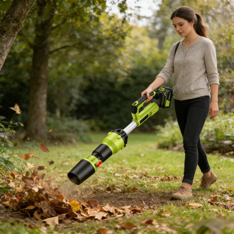 Lithium Battery Leaf Blower Blizzard Blowing Snow Dust Removal Electric Violent Fan High Power Industrial Powerful Hair Dryer
