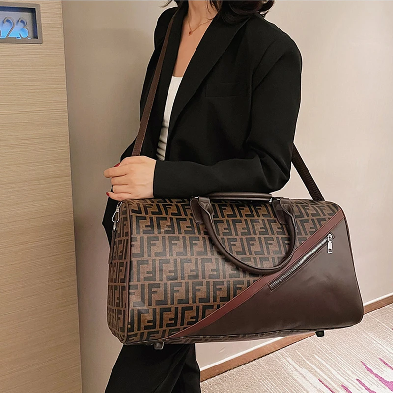 

Спортивная сумка из искусственной кожи, дорожная сумка, роскошная спортивная сумка для женщин, фитнеса, бизнеса, повседневная деловая сумка для плавания, йоги, спортивная сумка Weekend Sac De