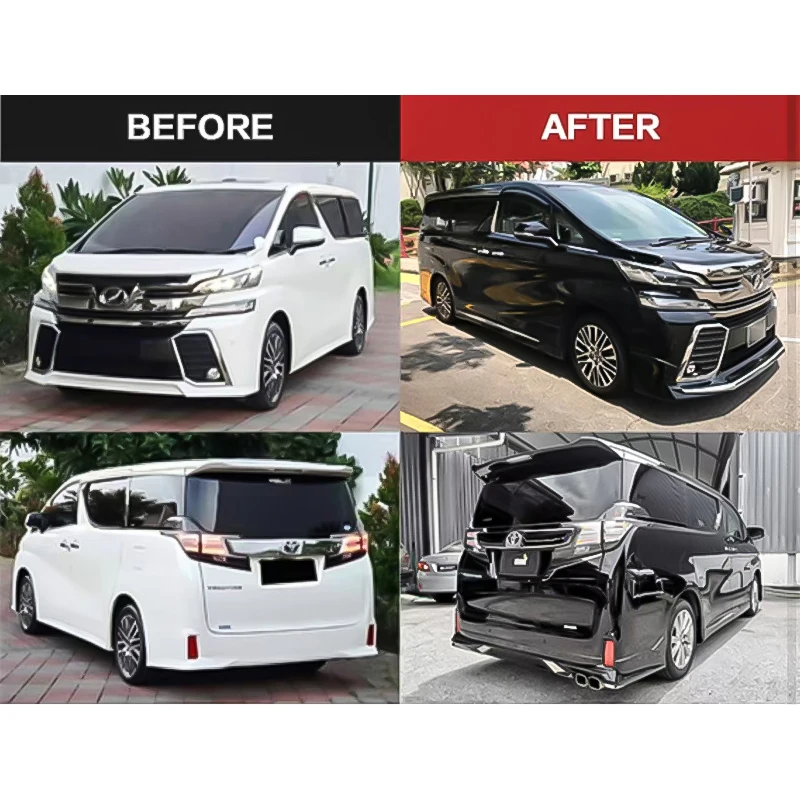 

2025For Upgrade 2015-2017 for Toy ota Willfa with Mona Lisa Small Encirclement Car Bumpers