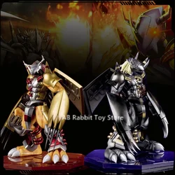 Digimon Adventure War Greymon Anime Figure Black Greymon 22cm GK Action Figurine Pvc Statue Model Collection Desk Decor Toy Gift