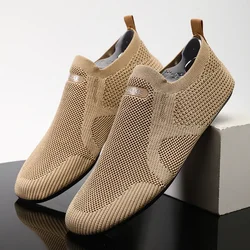 YRZL Männer Mesh Loafer Fahren Mokassins Hohe Qualität Wohnungen Wanderschuhe Atmungsaktive Rutschfeste Casual Loafer Sommer Herren Schuhe