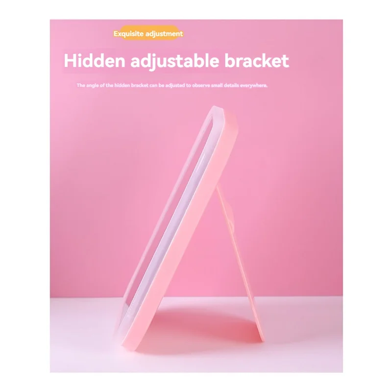 A20M светодиодное косметическое зеркало с подсветкой, портативное косметическое дорожное настольное зеркало с подсветкой для макияжа, перезаряжаемое через USB