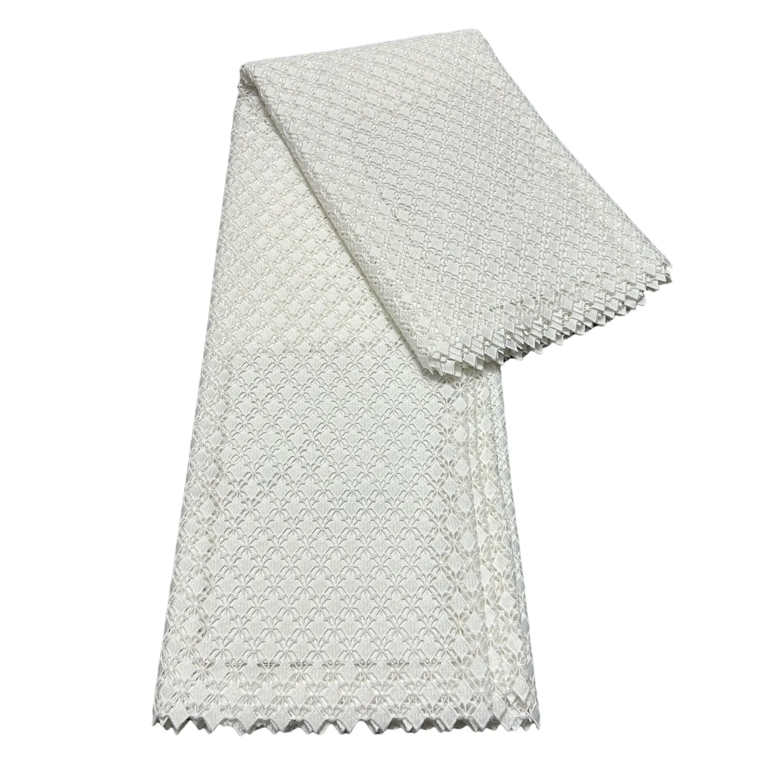 

Nigerian Guipure Cord Lace Fabric 2026 High Quality African Milk Silk Embroidery Lace Fabric For Women Wedding Sewing