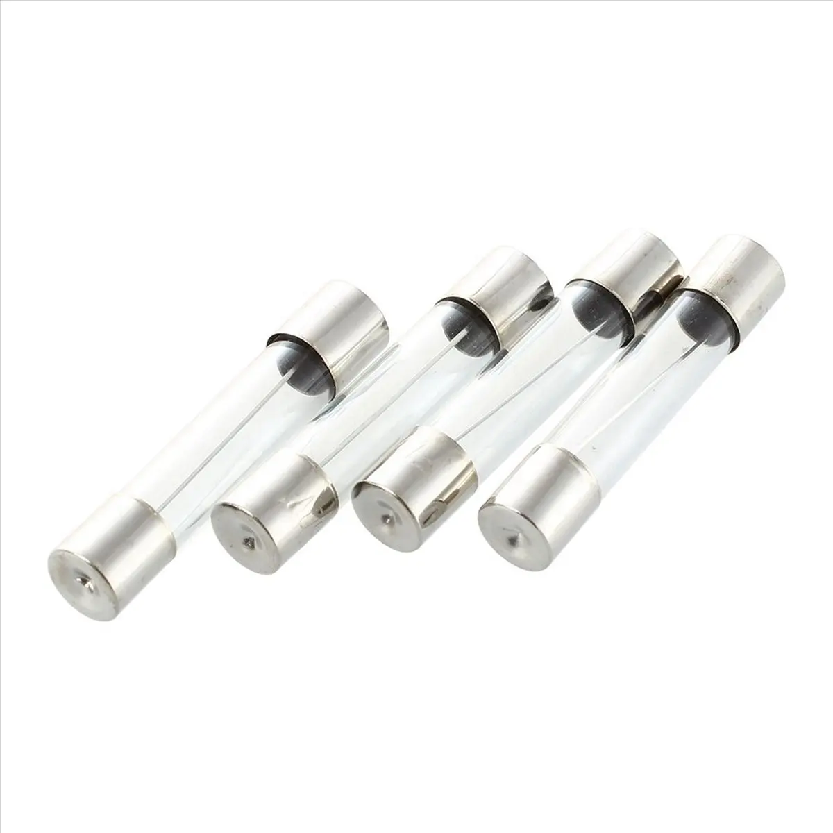 VEHO-50 Pcs Fast Blow Type Glass Tube Fuses 6X30mm 250V 10A