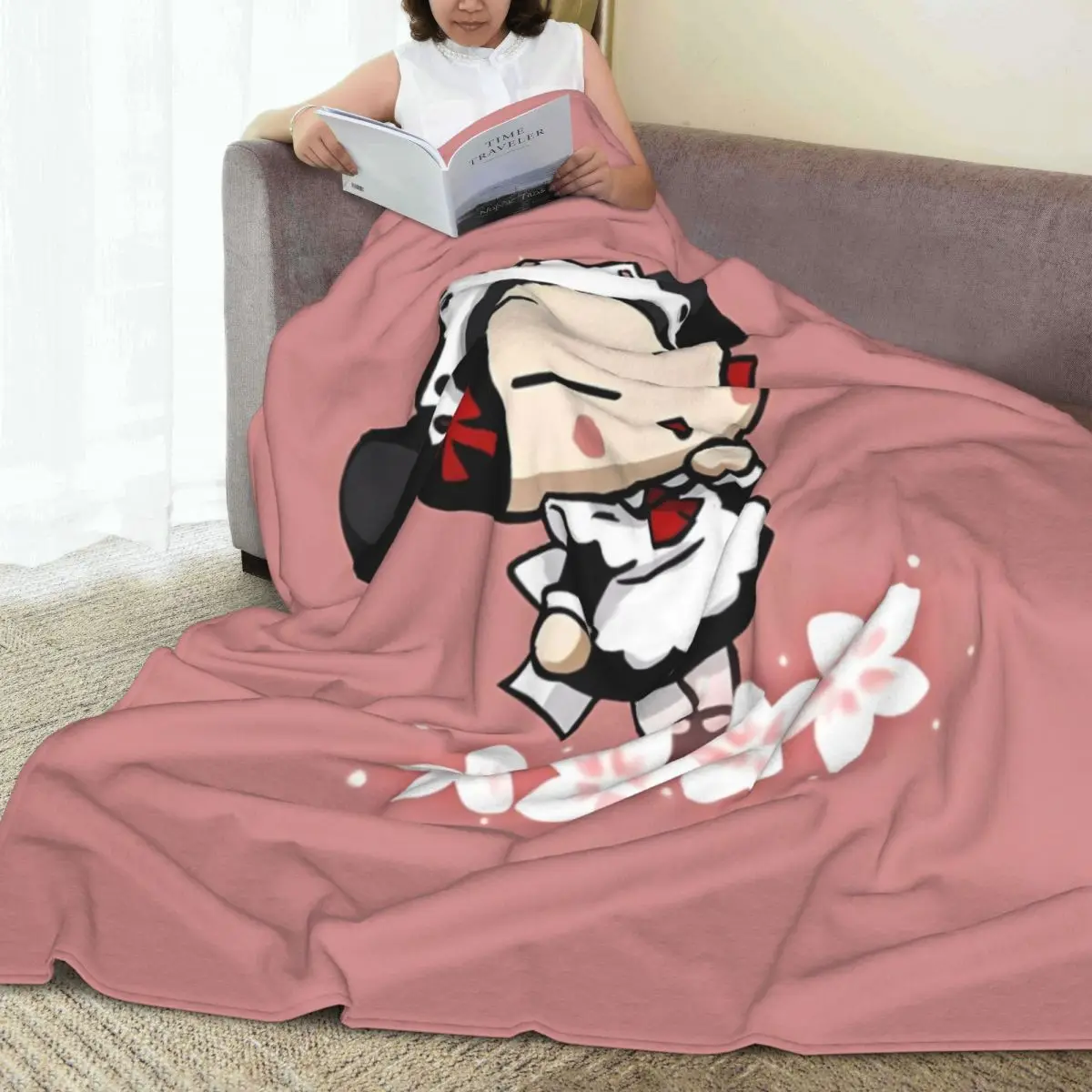 Pucca Bride Blanket Warm Soft Novelty Plush Throw Blanket For Couch Chair Travel Flannel Bedspread Bed Cover