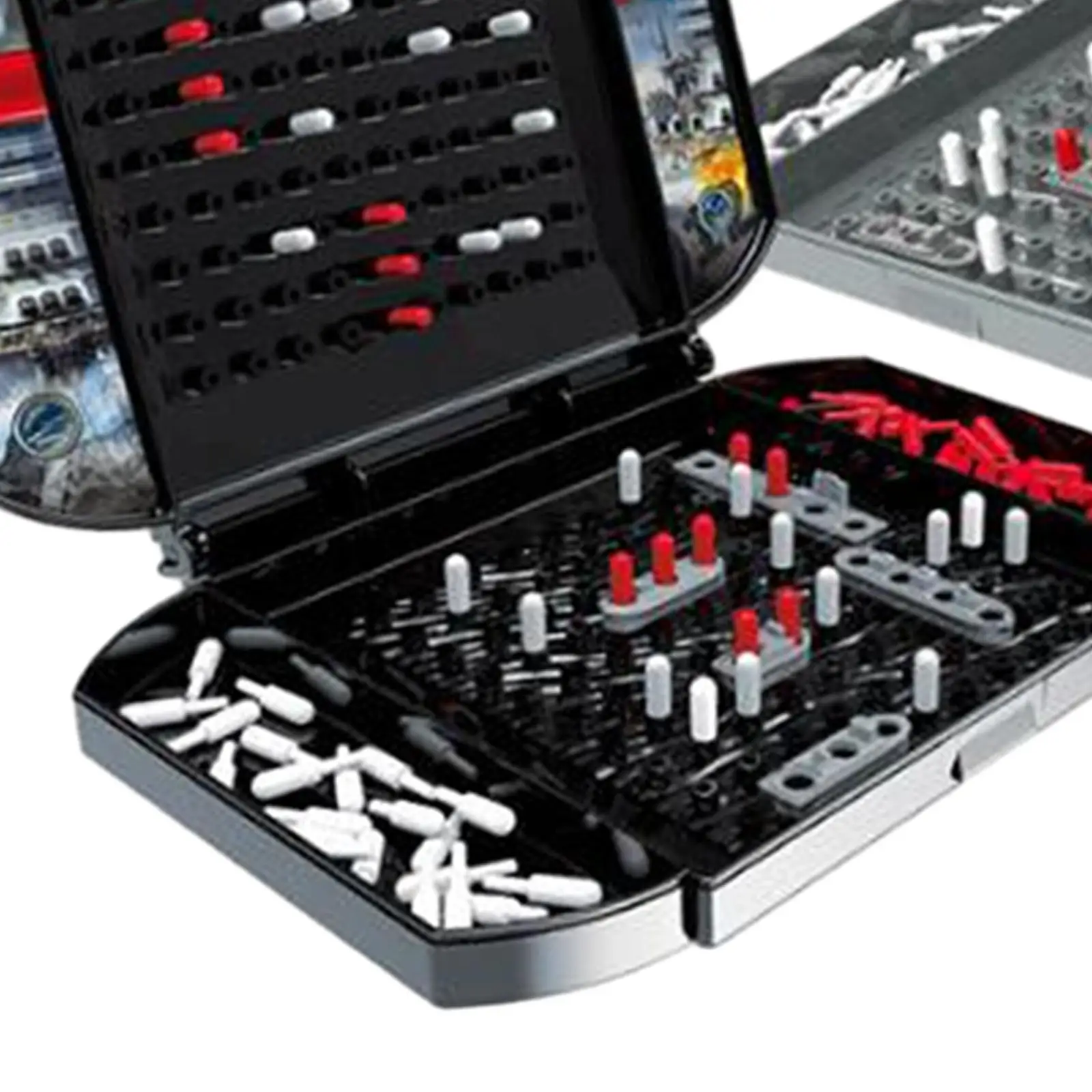 لعبة معركة البحر تعلم المحمولة 2 لاعب للأطفال السفر بنين بنات #5