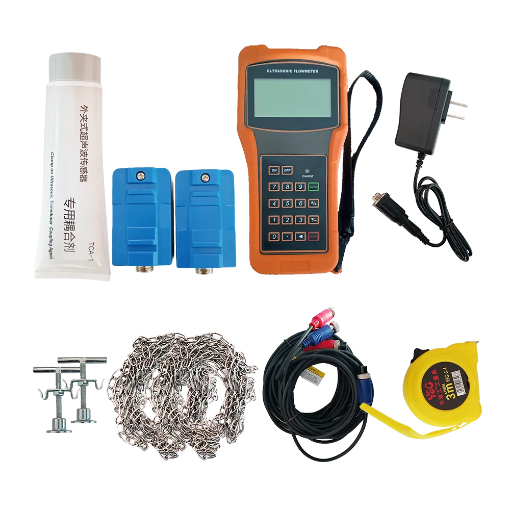 

Hot Sale Wholesale DN15~DN6000 1.0% LCD Digital English Display Handheld Water Oil Liquid Ultrasonic Flow Meter