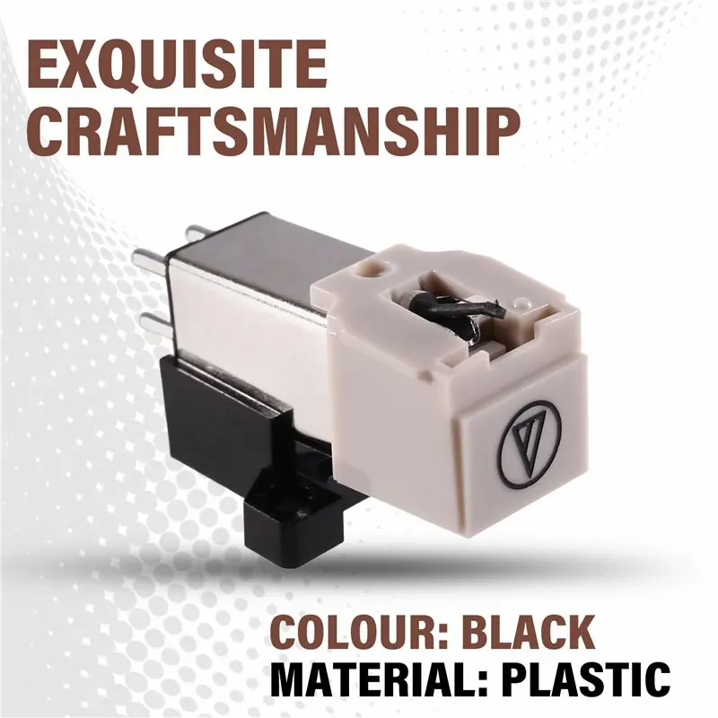 AT3600L Magnetic Cartridge Stylus+2X Brush Kit LP Vinyl Record Player Needle For Turntable Phonograph Platenspeler