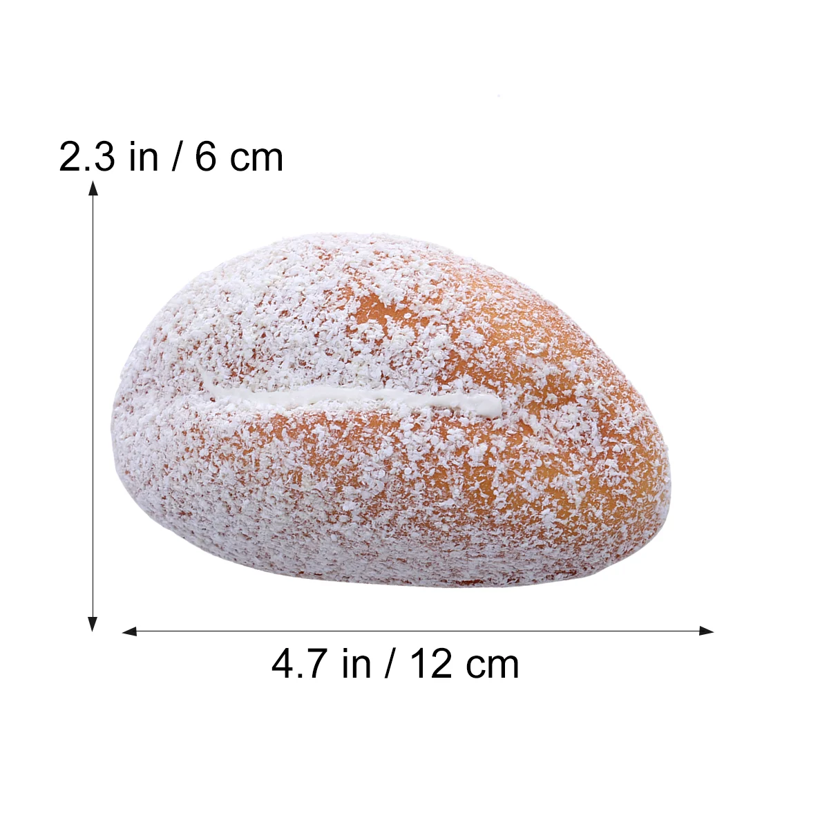 Fake Bread Artificial Bread Simulation Food Model Decoration Kitchen Prop (Croissant) PU bread simulation bread