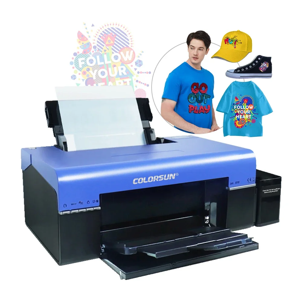 Promotion Price automatic digital transfer printing PET film printer DTF t shirt printing machine for clothes DTF printer