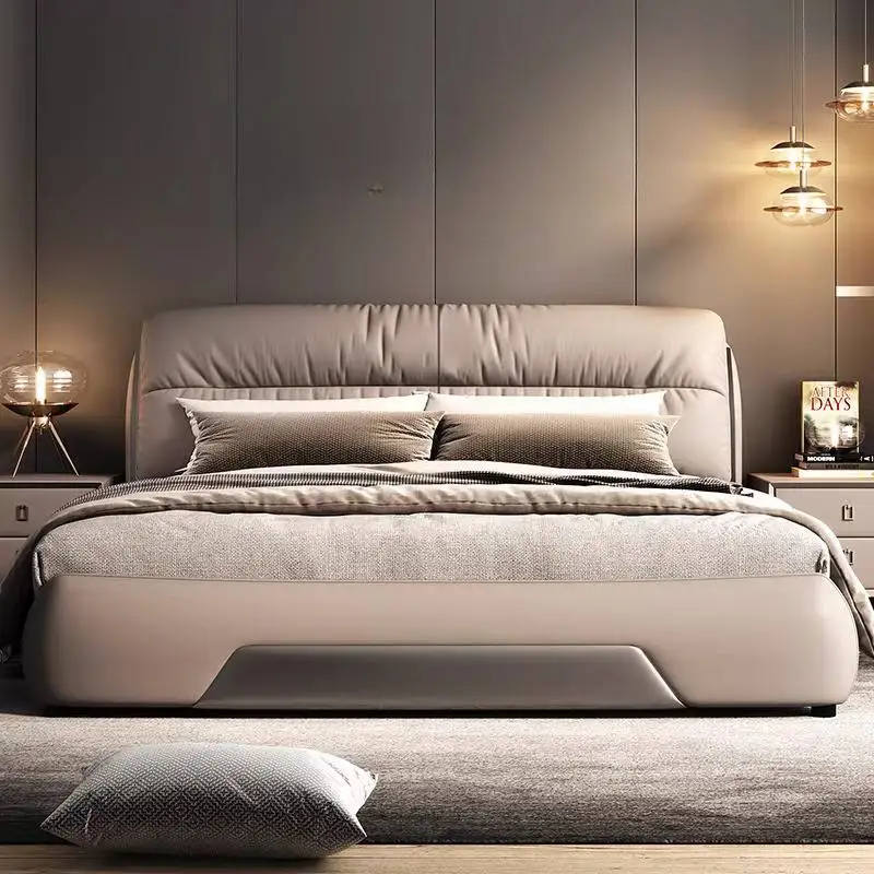 

Australia Items Double Bed White Designs Heavy Wooden Style Double Bed Modern Floating Frame Cama Matrimonial Furniture For Home