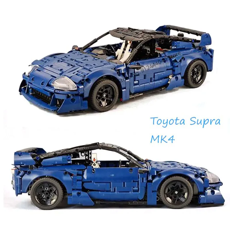 NEW Technical MOC - MK4 Supra Classic Supercar Building Blocks Sports Countach Racing Car Hypercar Vehicle DIY Bricks Toys