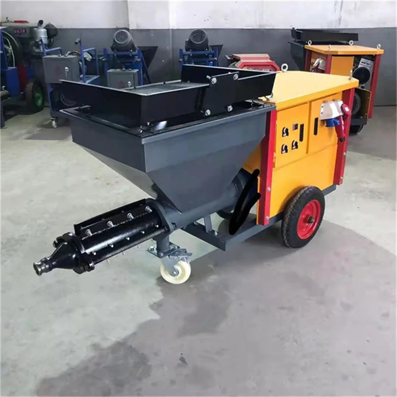 Manufacture Made Small Mortar Spray Machine. Multi-functional Machine, Interior and Exterior Wall Mortar Spraying Efficiently