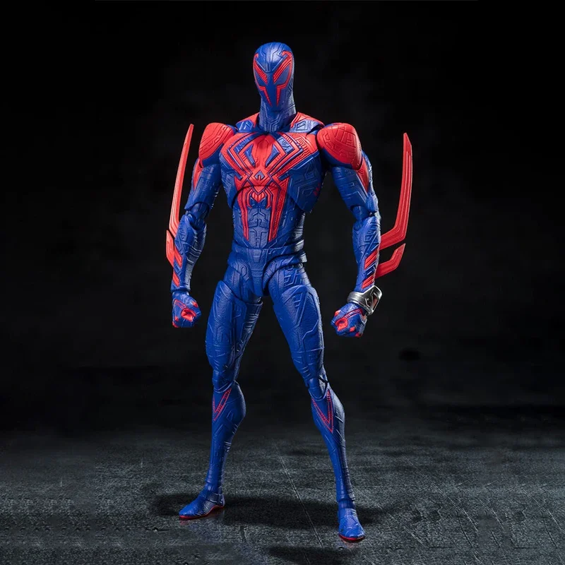 Bandai S.H.Figuarts SHF SPIDER MAN 2099 ACROSS THE SPIDER VERSE Full Action Anime Figure Model Kit Finished Toy Gift for Kids