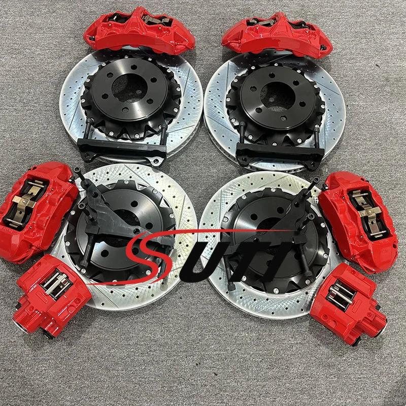 Red Brake Caliper GT6 GT4 Plus E Brake Front 6 Rear 4 1 Electronic Handbrake Rear Wheel 405 380mm SUV