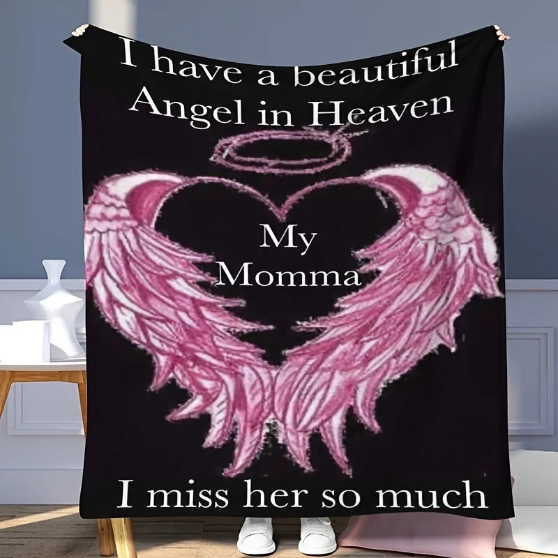 

One exquisite angel wings item, a perfect Mother's Day gift - multi-functional blanket