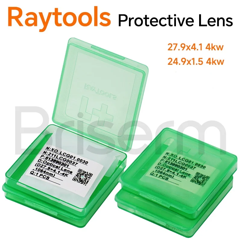 Raytools BM110 BM109 Laser Head Parts 27.9x4.1 24.9x1.5 Laser Protective Lens D28 D30 F100 F150 Laser Collimating Focus Lens