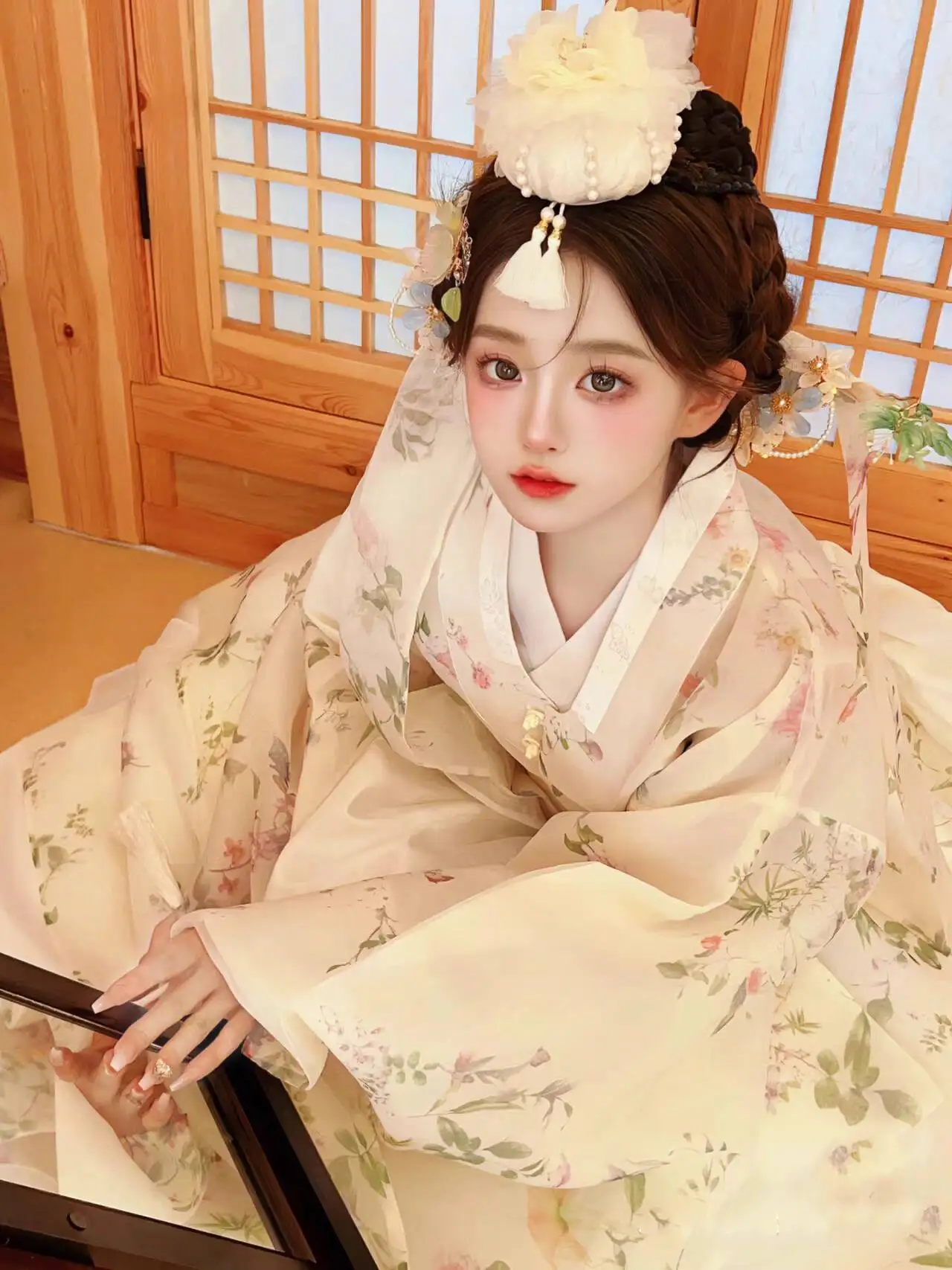 Yanji Hanfu New Korean Dress Super Fairy Ancient Style Travel Women's Wedding Dress Yanji Princess Traditional Palace Dress