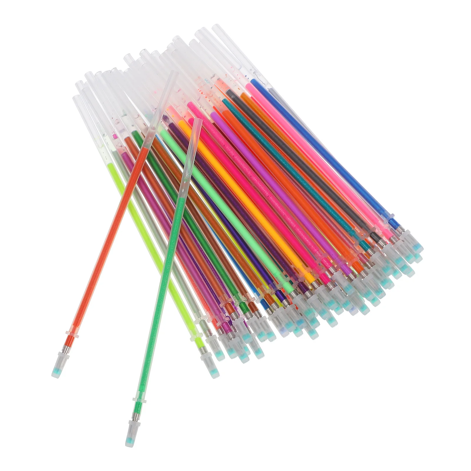 

48 стержней с гелевыми чернилами диаметром 0,5 мм, блестящая металлическая пастельная флуоресценция, совместимая со стандартными гелевыми ручками для рукоделия