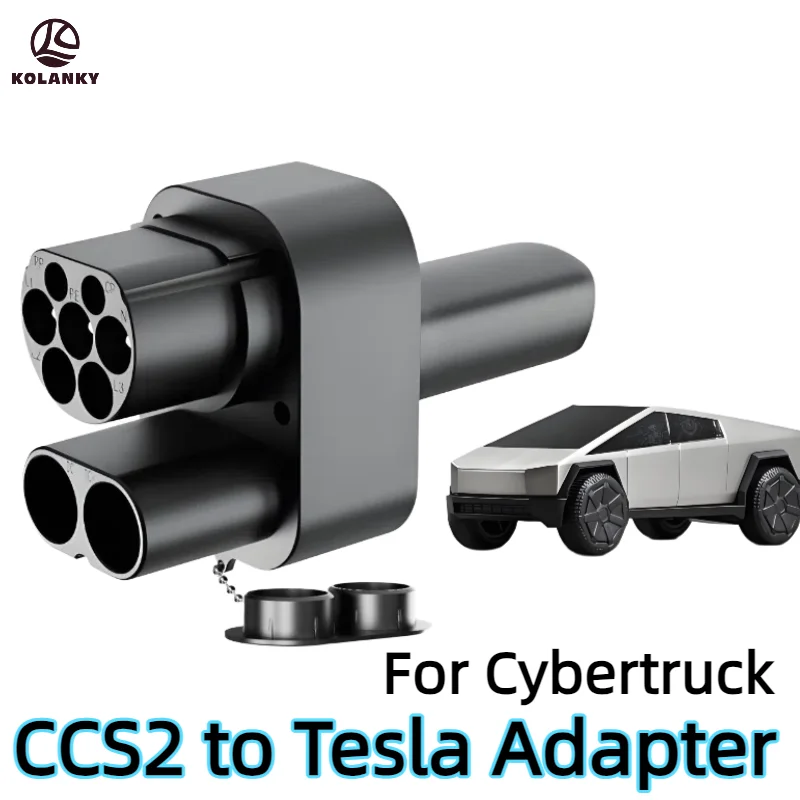 

CCS2 в Tesla cybertruck автомобильное зарядное устройство для электромобилей AC DC быстрый адаптер CCS2 в Tesla конвертер зарядной станции