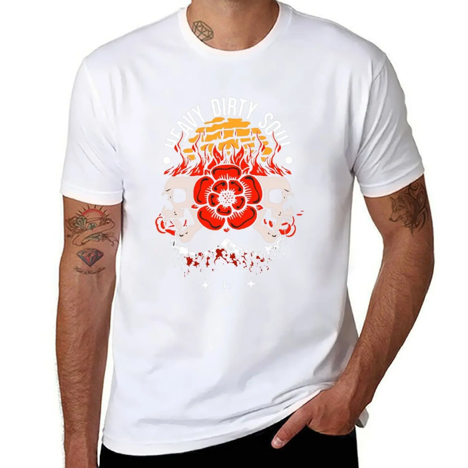 

heavydirtysoul T-Shirt t shirt man luxury t shirt man cotton T-Shirt