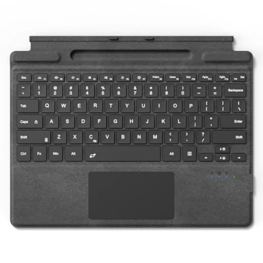 

Surface Pro keyboard for Surface Pro 11/10/9/8/X 13 with 7-color backlight, ultra-slim magnetic Type-Cover, Bluetooth wireless