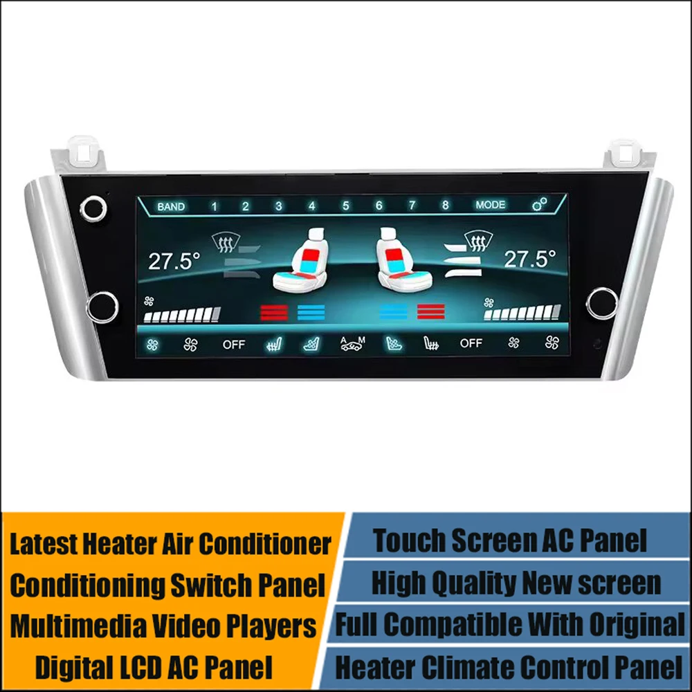 A/C Heater Climate Conditioning Switch Board 10.25''Inch Touch Screen LCD Control Digital Panel Air Conditioner For BMW 5 GT F07