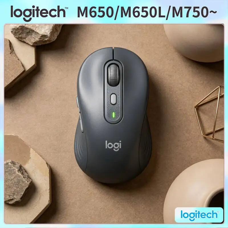 Logitech M650 Signature Wireless Mouse - Sustainable Design, 5 Custom Buttons, SmartWheel Scrolling, 24-Month Battery Life