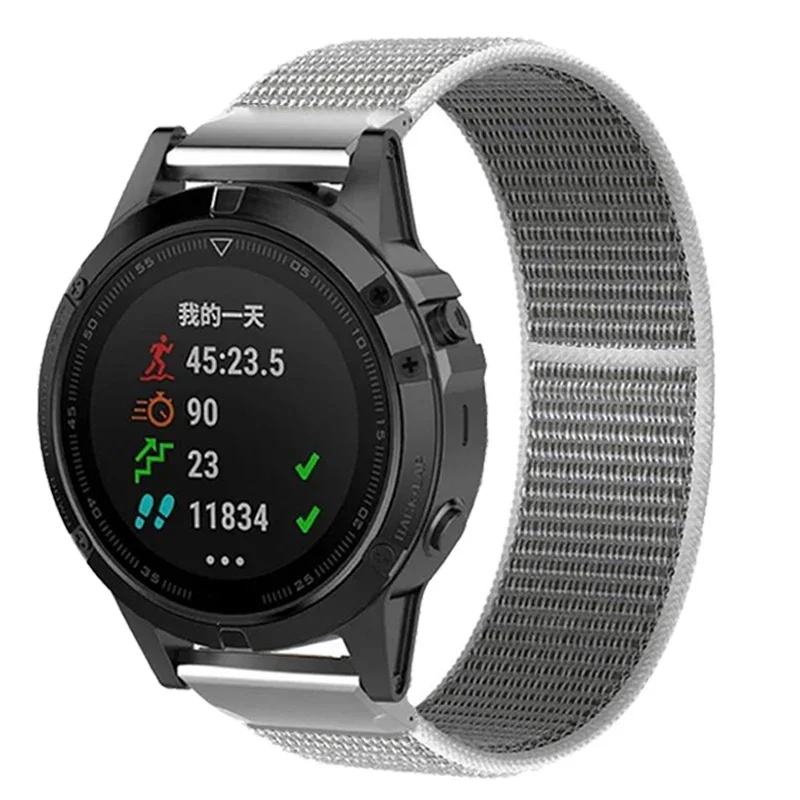 Cinturino in Nylon a sgancio rapido per Garmin Fenix 7 7S 7X 6 6X Pro 5 5X 3HR accessori per cinturini Forerunner 935 945 955 bracciali