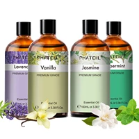 PHATOIL 100ml aceites esenciales de aromaterapia de plantas naturales lavanda menta pimienta limón eucalipto aceites aromáticos de sándalo australiano