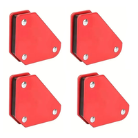 A93E-Magnet Weld Fixer Positioner 4PCS Magnetic Welding Holders Angle Solder Arrows Ferrite Holding Auxiliary Locator Tools