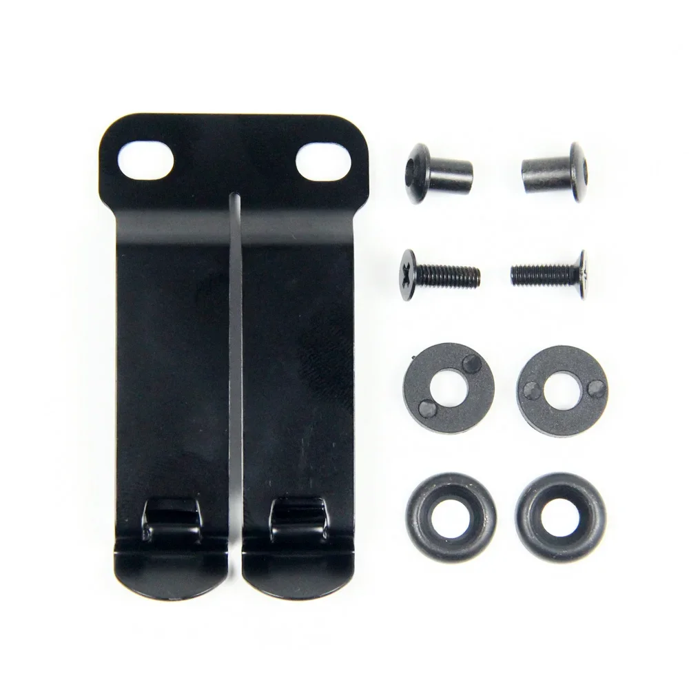 2PCS IWB Stainless Steel Belt Clip Grip Hook Loop for Kydex Leather Hybrid Holster Making With Assemble Hardware