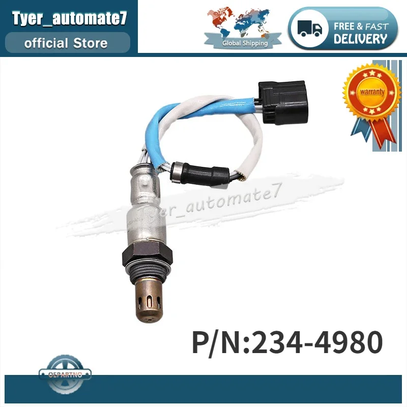 1Pcs 234-4980 Downstream Oxygen O2 Lambda Sensor For 2015-2016 Honda CR-V 2.4L 36532-5LA-A01