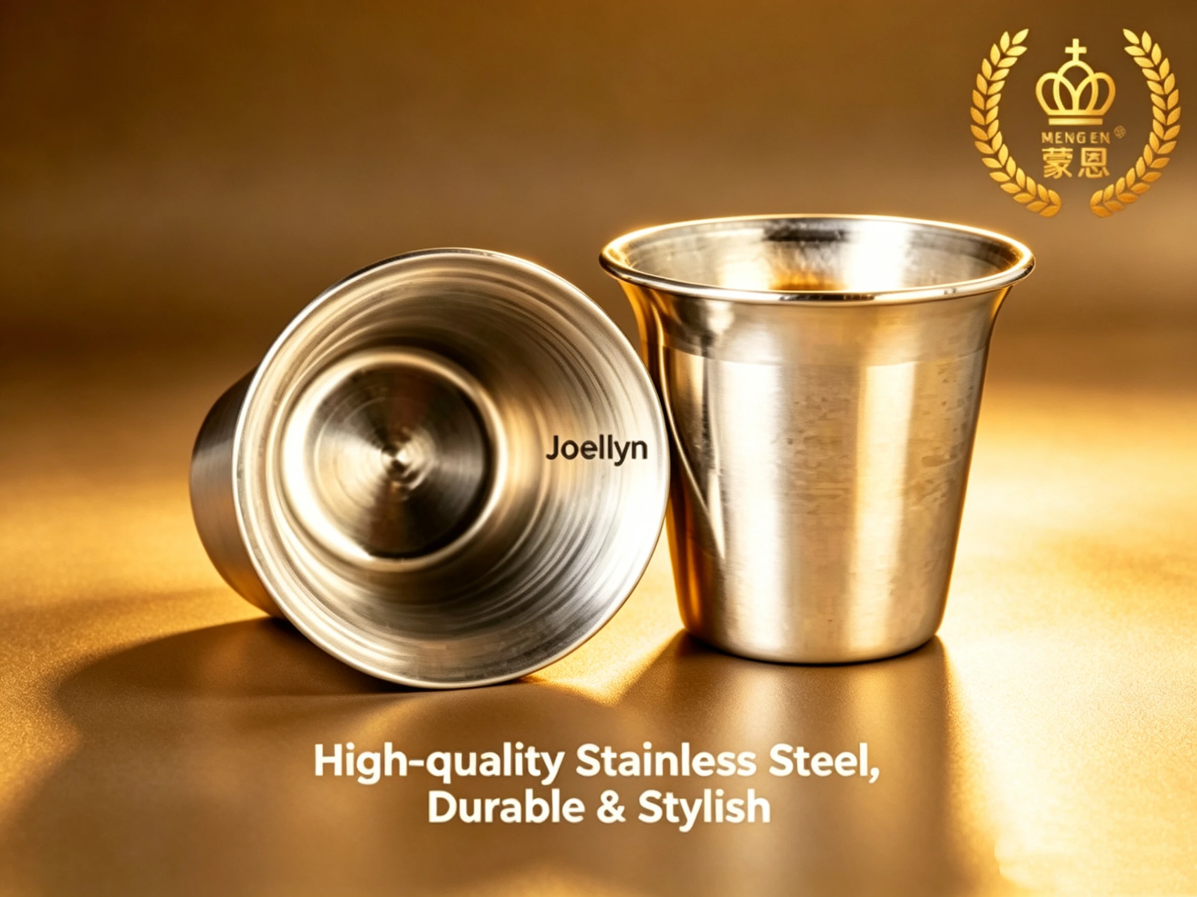 Stainless Steel Mini Cups Art and Design Products Church, Christian  Holy Sacrifice