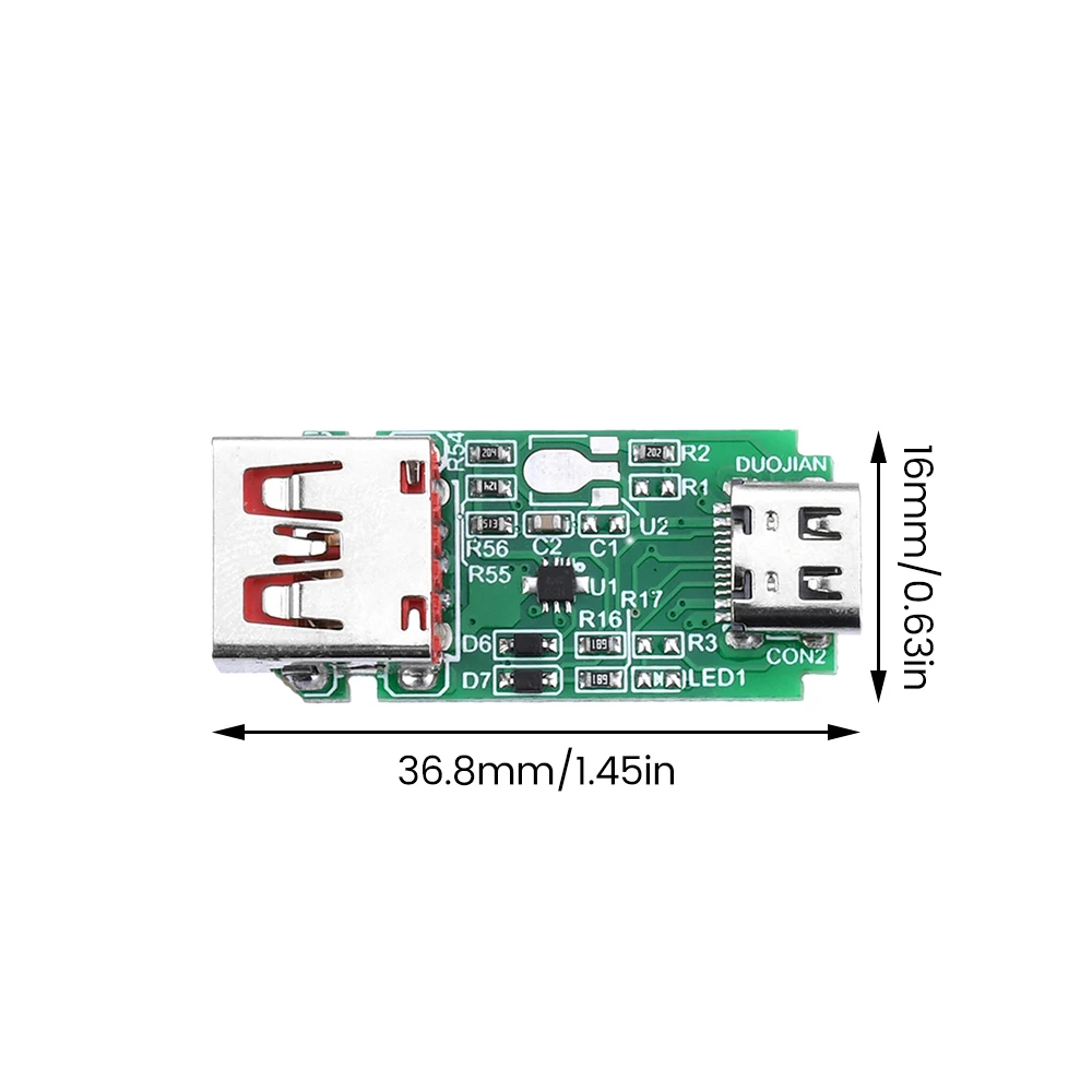 PD/QC Trigger Board Decoy 100W Fast Battery Charger Boost Module 5/9/12/15/20V Adjustment PD3.0 Power Supply Accessories