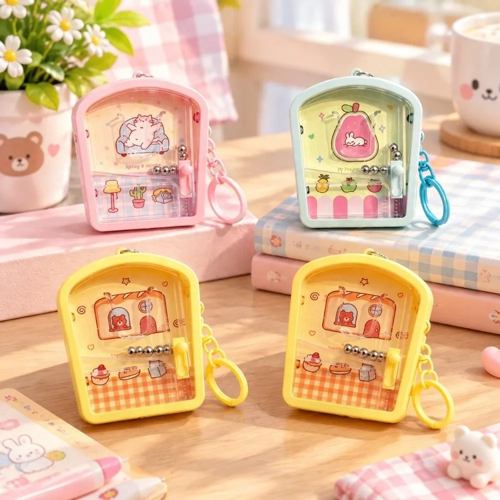 Cute Hanging Pendant Game Console Keychain Luminous Brain-boosting Key Ring Play Game Bag Charm Bag
