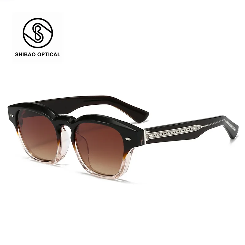 

European and American large-frame big-face square plate sunglasses, outdoor sunshade plain tortoiseshell trend sunglasses