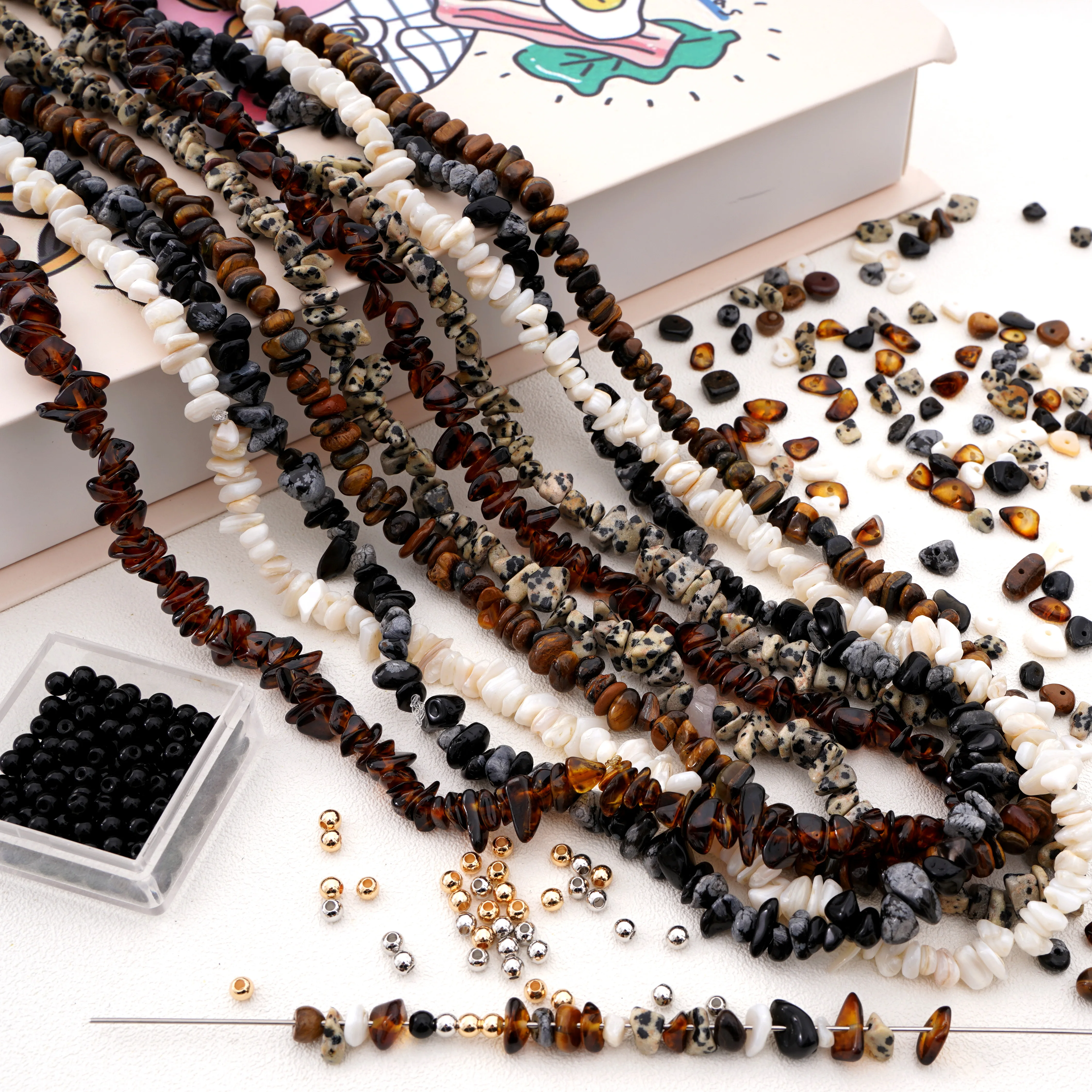 

10/30 г 5-8 мм нерегулярные бусины из натурального измельченного камня для самостоятельного изготовления ювелирных изделий, браслет, ожерелье, серьги, аксессуары 40-150 шт./лот