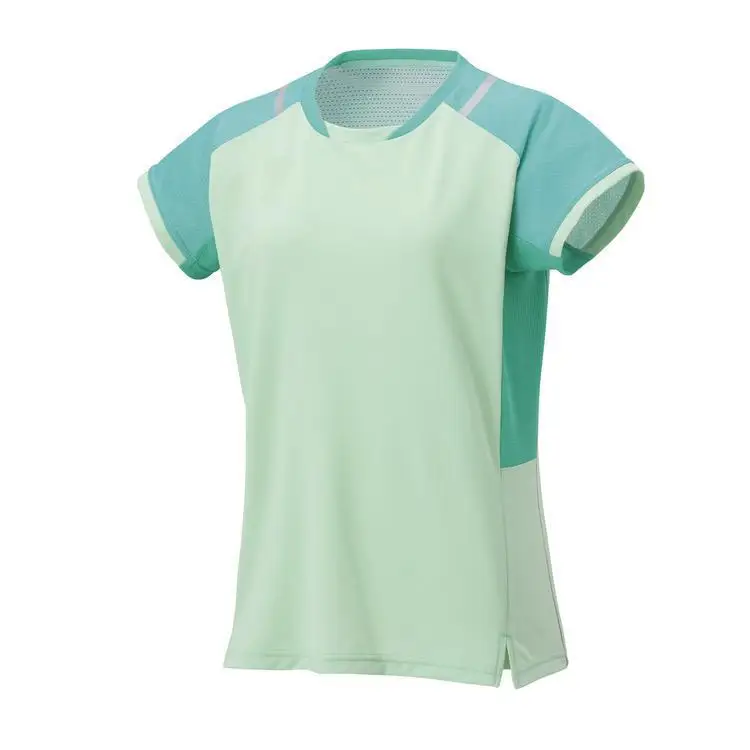 

Quick Dry Badminton Shirt Women Summer Lightweight Running Top Short Sleeve Gym Tee Quick Dry Sportswear Athlete Fitness Tshirt