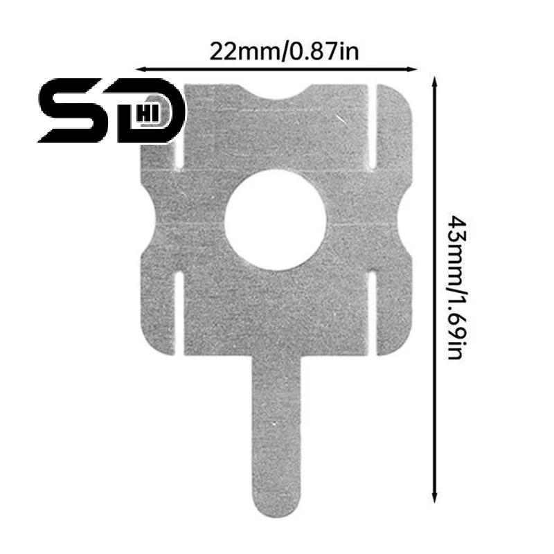 30pcs Spots Welding Nickel Plates 5Set Battery Plating Nickle Sheet For Mak Nickel Plated Steel Strap Strip Sheets Battery