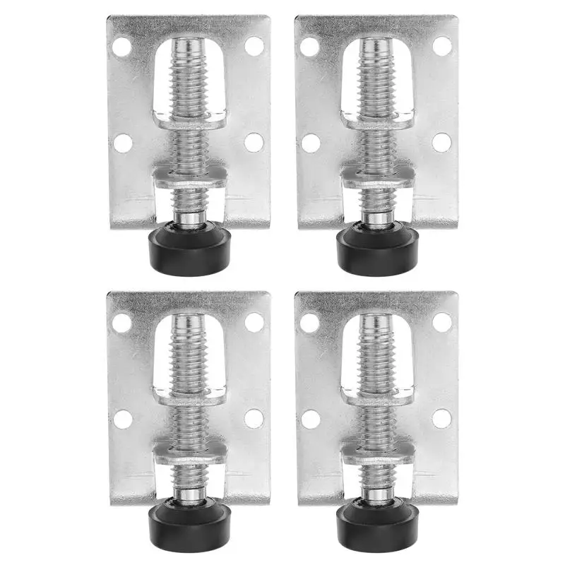 4pcs Adjustable Leveling Feet Heavy Duty Height Adjuster Furniture Leveler Foot Wardrobe Cabinet Leg Leveler