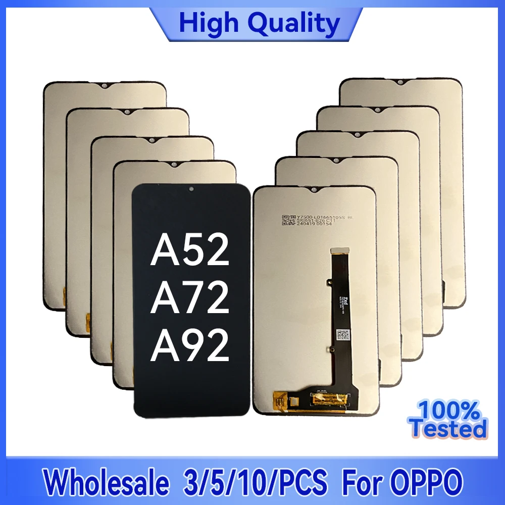 

3/5/10 Pieces/Lot For OPPO A72 4G A92 CPH2067 CPH2069 Lcd Display Screen With Touch Assembly For Oppo A52 CPH2059 Display